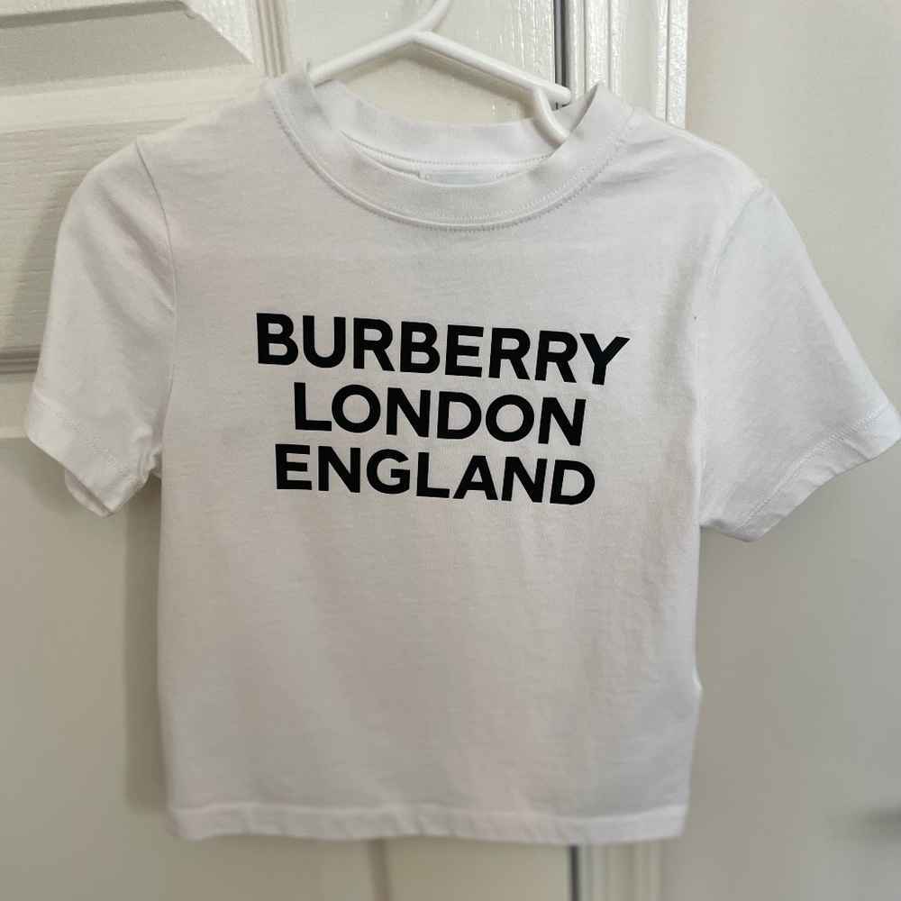Burberry London England Toddlers Logo Tshirt